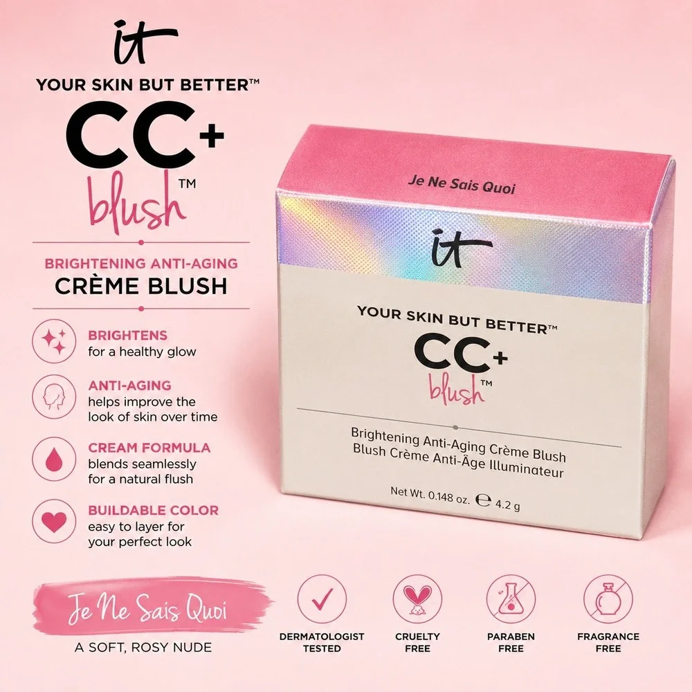 IT Cosmetics Your Skin But Better CC+ Blush Je Ne Sais Quoi Crème Brightening